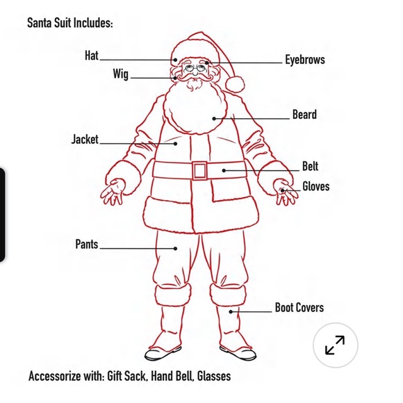 Adult Royal Santa Suit, 12pc
See - Picture 4 of 6